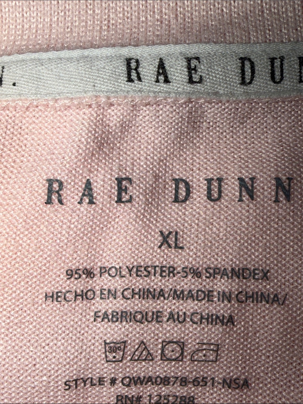 🆕WOT RAE DUNN 2-piece Pajamas ~ BE KIND~in Blush Pink & Soft Grey Animal Print - Picture 9 of 9
